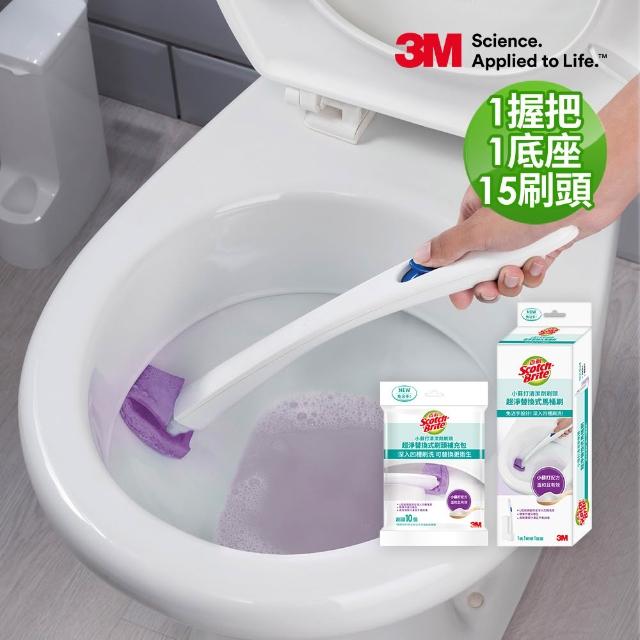moPro【3M】百利浴室清潔馬桶刷特惠組-小蘇打配方(任選2組)