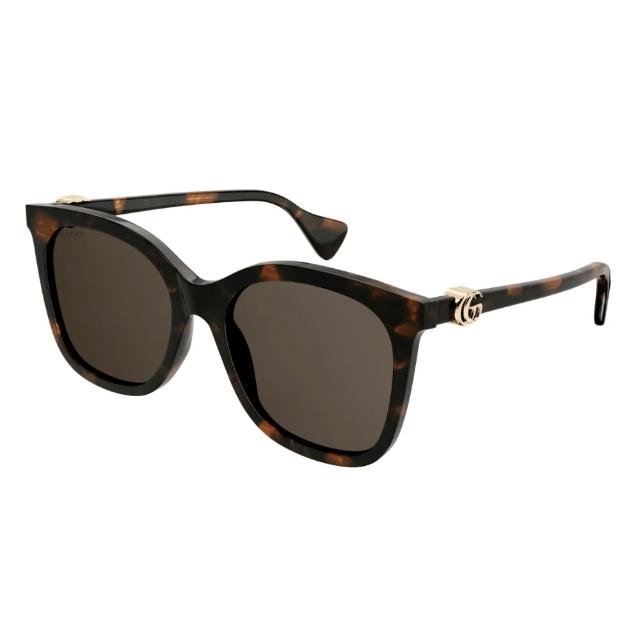 【GUCCI 古馳】雙G LOGO 經典膠框太陽眼鏡組合(禮物／送禮首選 GG1071S、GG1072SA、GG1073SK)