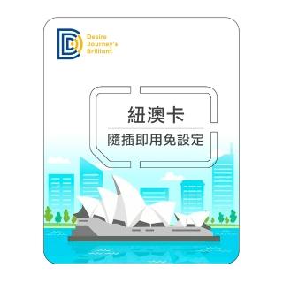 【DJB SIM】紐西蘭 澳洲網卡 15天吃到飽不降速