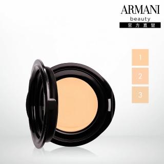 即期品【ARMANI 亞曼尼】官方直營 超持妝絲絨水慕斯無瑕氣墊粉蕊 14g(不含外盒)