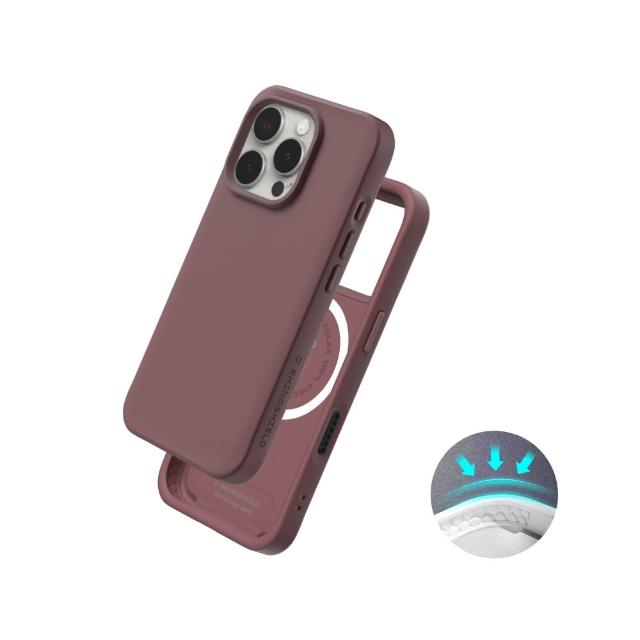 【RHINOSHIELD 犀牛盾】iPhone 16/16 Plus/16 Pro/Pro Max SolidX MagSafe兼容 強化吸震緩衝防摔磁吸手機殼
