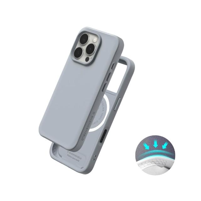【RHINOSHIELD 犀牛盾】iPhone 16/16 Plus/16 Pro/Pro Max SolidX MagSafe兼容 強化吸震緩衝防摔磁吸手機殼