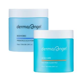 【derma Angel 護妍天使】淨化保濕1+1爽膚棉組(水楊酸淨化*1+積雪草保濕*1)