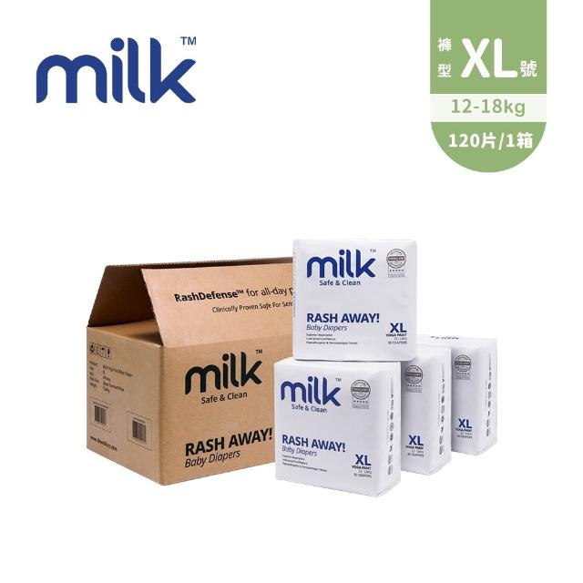 【milk】鎖水芯牛奶尿布 褲型 M-XXL-多款任選(箱購)