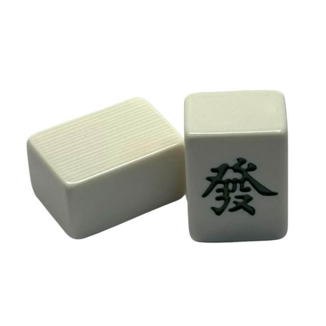 【FJ】36mm台灣電動桌麻將牌MA6-附贈收納袋(竹絲 標準台灣字體 多色任選 電動麻將使用 桌遊 博弈 益智遊戲)