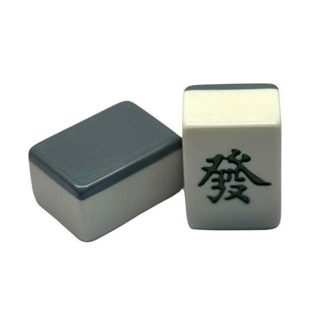 【FJ】36mm台灣電動桌麻將牌MA6-附贈收納袋(竹絲 標準台灣字體 多色任選 電動麻將使用 桌遊 博弈 益智遊戲)