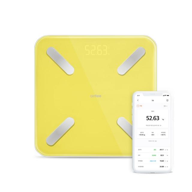 【atflee】韓國KPop明星愛用/T8藍牙智能體脂計/18合1專屬APP體脂機/附電池(5色可選)