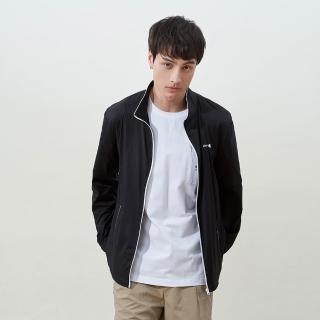 【ELLE ACTIVE】男款 輕薄防曬立領外套-黑色(EA25S2M6101#99)