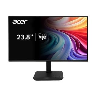 電腦螢幕 【Acer 宏碁】KA242Y P6 24型 IPS FHD 16:9 144Hz護眼電腦螢幕(23.8吋/內建喇叭/FreeSync/1ms)