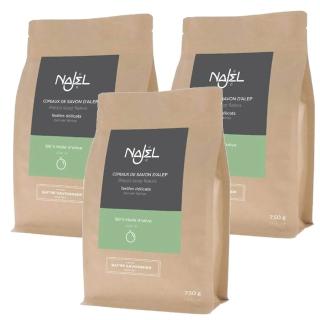 【敘利亞NAJEL】3入組純橄欖油阿勒坡衣物去污皂片750g(總代理公司貨)