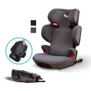 【YODA】VIP限定3-12歲手提折疊式汽車兒童安全座椅/汽座(ISOFIX/車置安全帶)