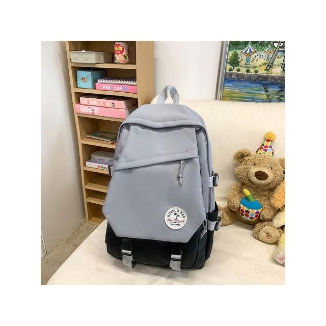【MoodRiver】學生 後背包 背包 書包 防潑水 大容量 多口袋 包包 旅行背包 筆電後背包 韓國