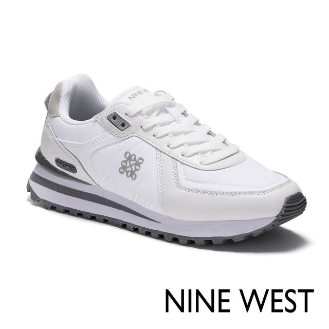 【NINE WEST】真皮超輕量 防潑水休閒鞋(任選) 窄楦 B楦 運動休閒 厚底 增高