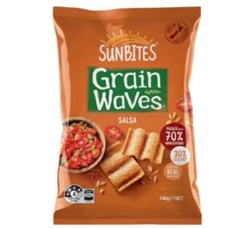 SUN BITES 多穀類脆片- 莎莎醬口味 140g/包(含65%穀糧.高纖維.低脂)