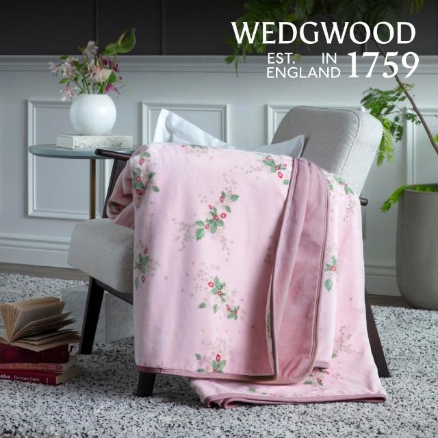 【WEDGWOOD】買一送一｜超細纖維印花 雙層旅行毯(單人毛毯｜2件任選合購組)
