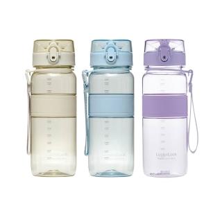 【LocknLock 樂扣樂扣】超值二入組 官方直營 Tritan優質彈蓋提帶水壺 650ml(三色任選/Tritan材質/運動水壺)