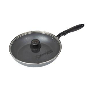 【DIAMOND CHEF】黑金石墨烯不沾鍋平底鍋28cm(含蓋/IH爐可用/平煎鍋)