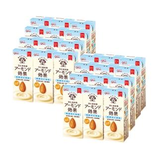 【Glico 格力高】官方直營 杏仁果效果-無糖/原味 杏仁果飲(196mlX36入)