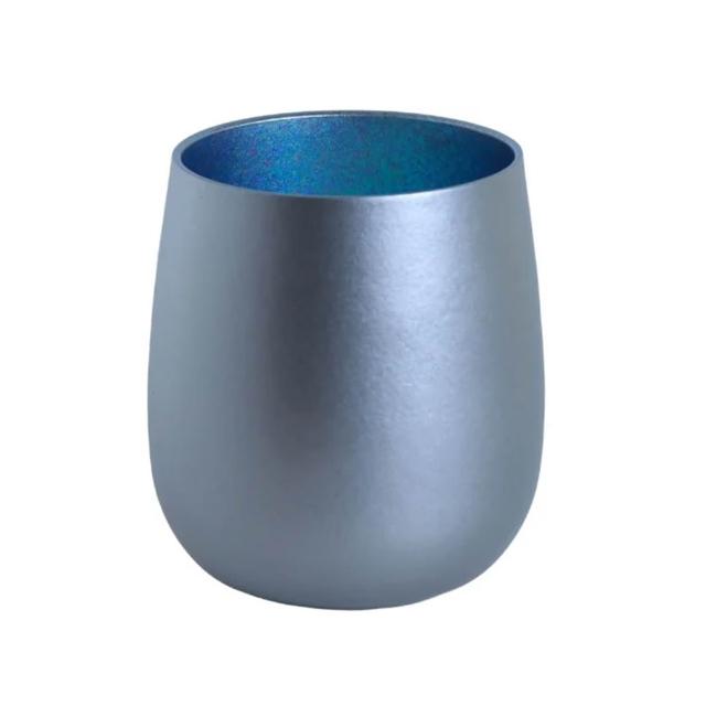 【Titanium 鈦造】鈦造蛋杯 雙色系列 雙層結構 275ml(鈦保溫杯 台灣鈦杯 鈦金屬)