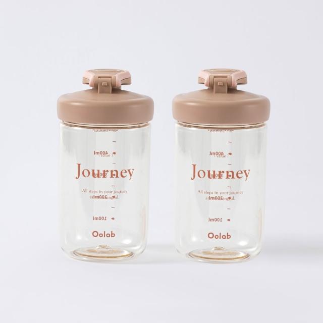 【Oolab 良杯製所】2入組 律動蛋白搖搖杯 500ml(防漏/乳清蛋白/7色任選/攪拌球/健身杯)