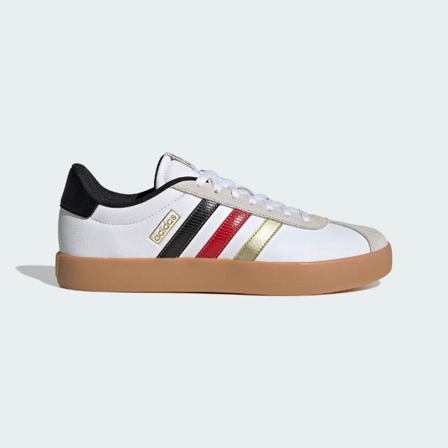 【adidas 愛迪達】VL COURT 系列 復古休閒鞋 運動鞋 焦糖底 男鞋/女鞋 多款任選(JP7537/JP7536/JR2223)
