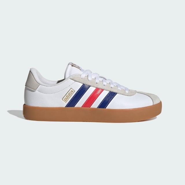 【adidas 愛迪達】VL COURT 系列 復古休閒鞋 運動鞋 焦糖底 男鞋/女鞋 多款任選(JP7537/JP7536/JR2223)