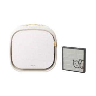 【Philips 飛利浦】兩年份濾網組★毛小奈Lite 寵物空氣清淨機★適用13-15坪(AC3360/80)
