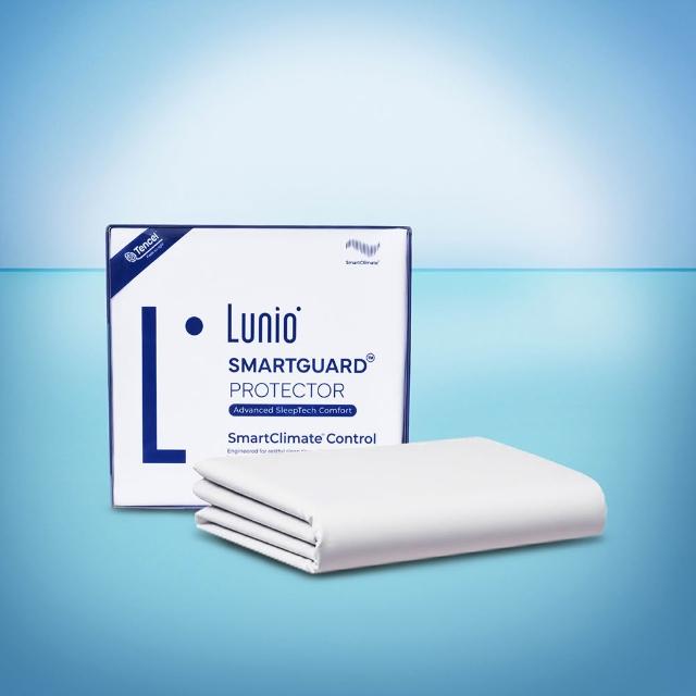 【Lunio】SmartGuard™ 智能防水保潔墊標準雙人(｜TENCEL™天絲 ｜超薄防水｜360° 彈性包覆)