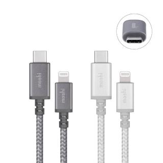 14370900 OL 【moshi】Integra Lightning to USB-C 充電線/編織傳輸線(1.2m Type-C iPhone充電線)