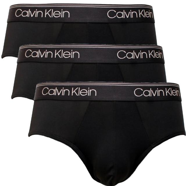 【CALVIN KLEIN】CK內褲 超細纖維短版 低腰男四角內褲 3件組(多款任選)