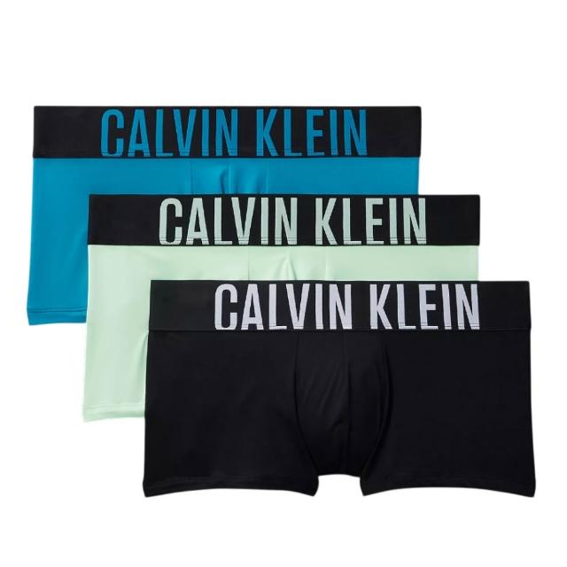【CALVIN KLEIN】CK內褲 超細纖維短版 低腰男四角內褲 3件組(多款任選)