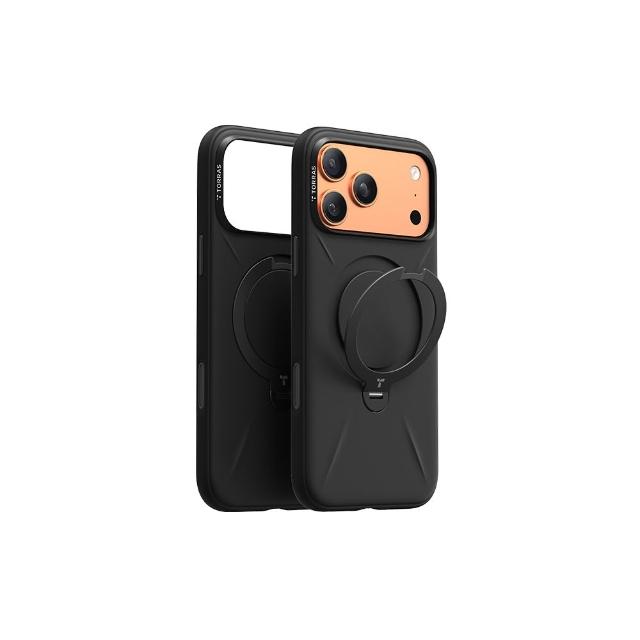 【TORRAS 圖拉斯】Ostand Spin Silicone iPhone 17系列磁吸四象限旋轉支架防摔矽膠手機殼