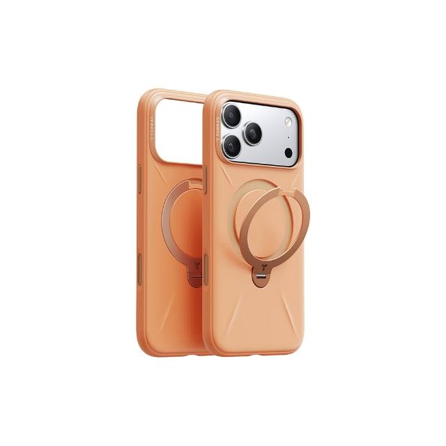【TORRAS 圖拉斯】Ostand Spin Silicone iPhone 17系列磁吸四象限旋轉支架防摔矽膠手機殼