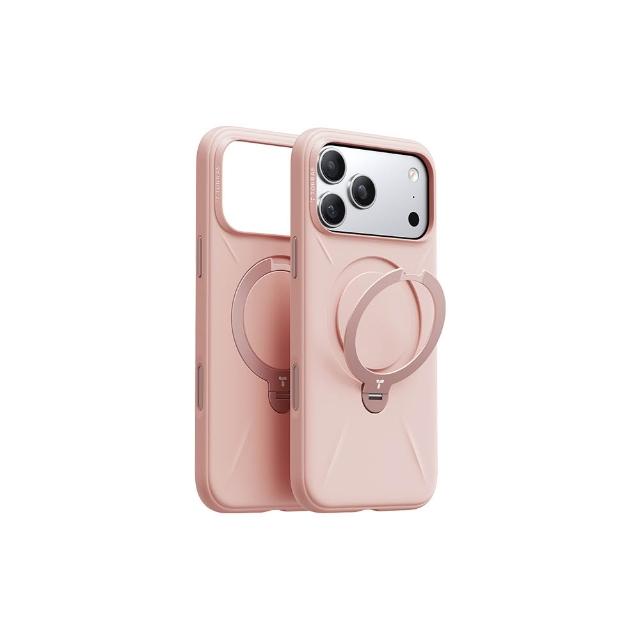 【TORRAS 圖拉斯】Ostand Spin Silicone iPhone 17系列磁吸四象限旋轉支架防摔矽膠手機殼