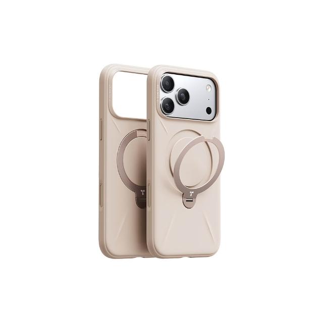 【TORRAS 圖拉斯】Ostand Spin Silicone iPhone 17系列磁吸四象限旋轉支架防摔矽膠手機殼