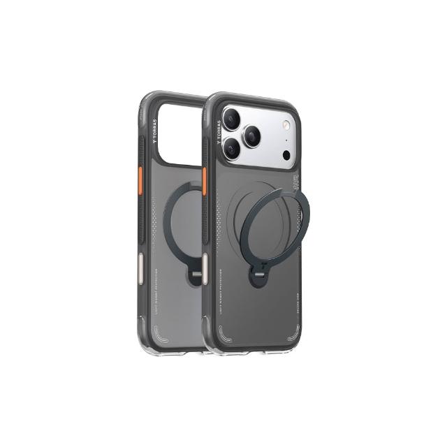 【TORRAS 圖拉斯】iPhone 17系列買殼送貼 | Ostand Spin Air 磁吸四象限旋轉支架氣囊手機殼