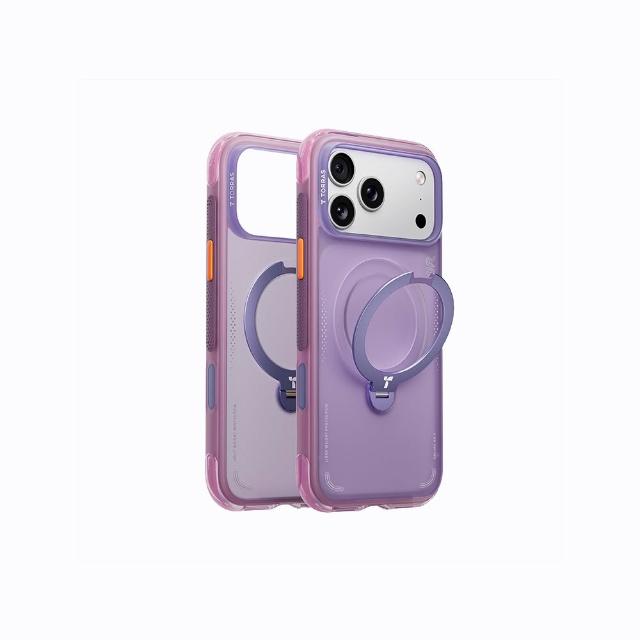 【TORRAS 圖拉斯】iPhone 17系列買殼送貼 | Ostand Spin Air 磁吸四象限旋轉支架氣囊手機殼
