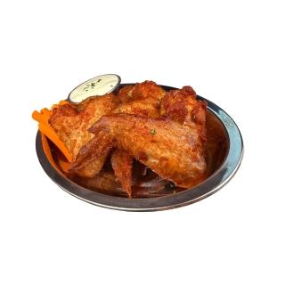 【Chicken House 香雞城】水牛城辣雞翅 300g/4支 x1包(非即食 快速料理 下酒菜 氣炸鍋料理 烤箱)