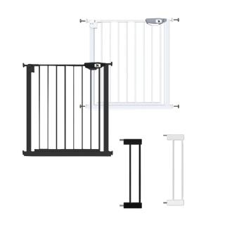 【KIDS PARK】安全門欄-高76公分/適用寬85-94cm(雙向開門+自動回彈/兒童及寵物門欄/樓梯圍欄)