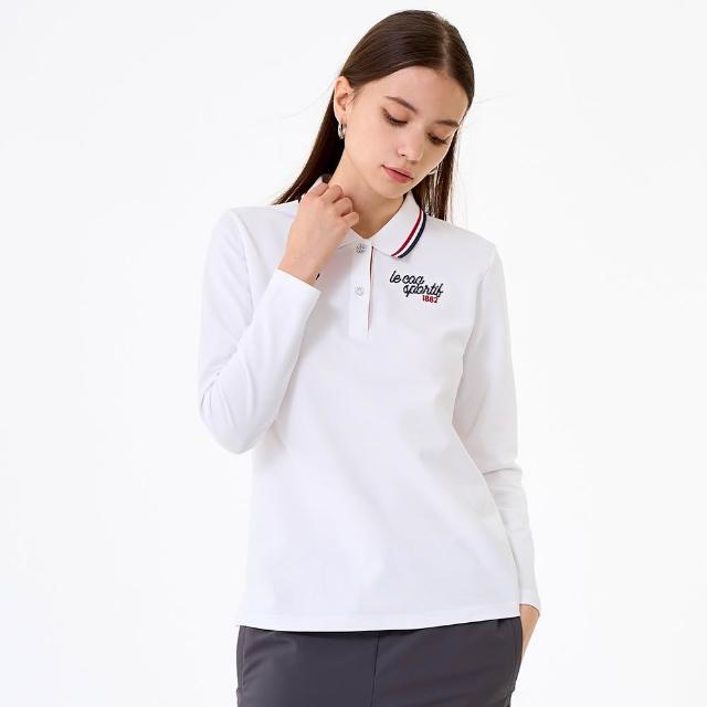 【LE COQ SPORTIF 公雞】吸濕排汗長袖POLO衫 男女款 5色 LWW21042_LWW22042