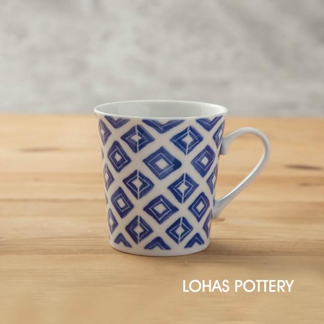【LohasPottery 陸寶】日本製 美濃燒 日式白瓷 330ml 馬克杯(五入超值組｜紋樣任選)