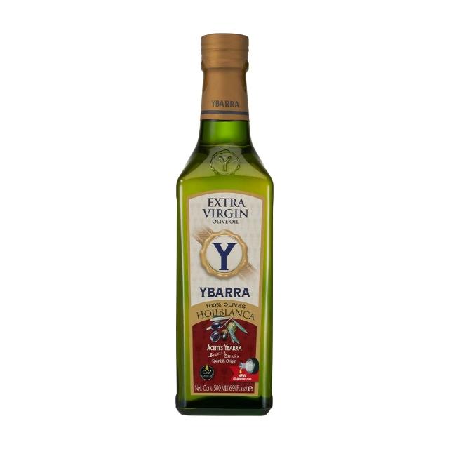 【YBARRA】100%冷壓特級初榨橄欖油 單一品種HOJIBLANCA 500mlx2瓶(生飲旗艦款0.2%酸價/雙10限定/原裝進口)