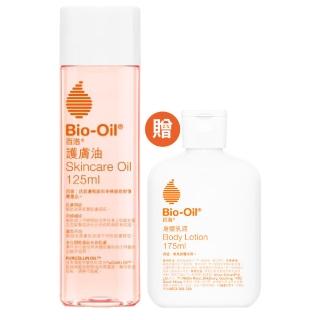 即期品【Bio-Oil 百洛】專業護膚油125ml 贈 身體乳液175ml