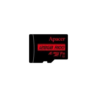 【Apacer 宇瞻】128GB MicroSDXC U1 V10 A1 R100 記憶卡(100MB/s 含轉R)