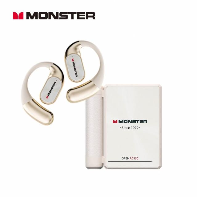 【MONSTER 魔聲】Open Ear OWS開放式藍牙耳機(AC530/藍牙6.0/真無線)