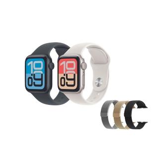 米蘭錶帶組【Apple】Apple Watch SE 3 GPS 40mm(鋁金屬錶殼搭配運動型錶帶)