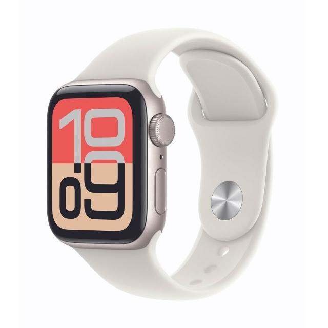 米蘭錶帶組【Apple】Apple Watch SE 3 GPS 40mm(鋁金屬錶殼搭配運動型錶帶)
