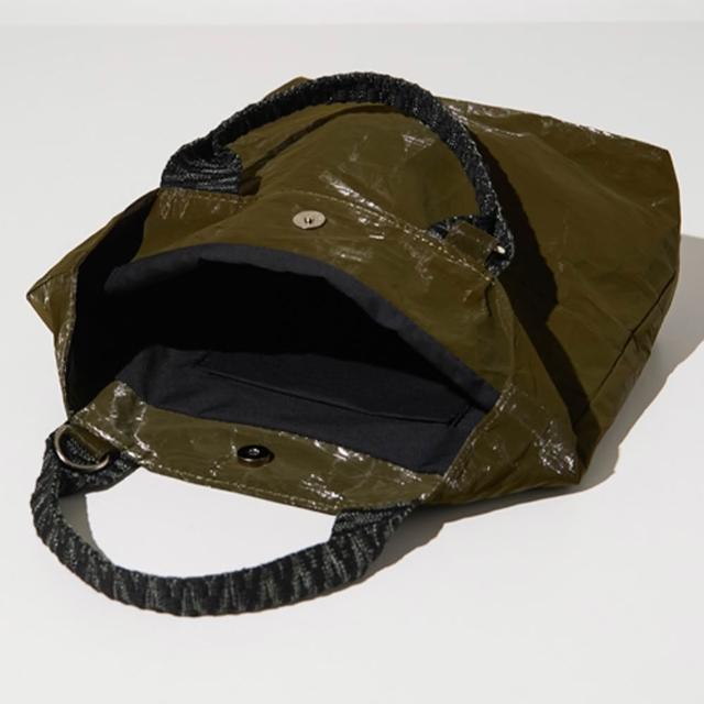 【Miyansol】韓國皺皺兩用迷你托特包 春夏新色 Tyvek杜邦紙特殊材質 大容量 斜背包 側背包 