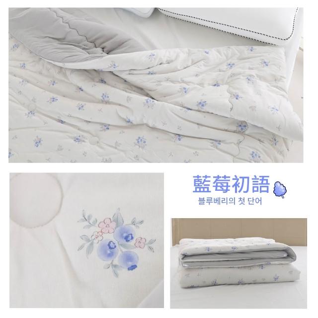 【Sleep Peacefully 寢室安居】韓系石墨烯CBD針織Q軟棉花糖舒眠水洗被-雙人2.5kg(多款任選/四季被/針織被)