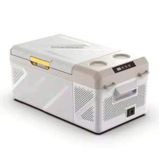【Alpicool】冰虎 米白限量獨家販售 15公升 單槽行動冰箱 車用 露營 冷藏冷凍 美規強效壓縮機 總代理公司貨